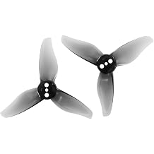 Gemfan 2023 3-Blade 2" Propellers for Mobula8 Set of 8 - Clear Gray - 5mm - Gray