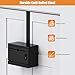 Metateel Over-the-Door Heavy Duty Steel Dropbox, Specimen Containers, Payment Key Cash Drop Off Box with Lock, Night Mail Drop Box, Height Adjustable & Removable Hinge for Wall Mount, Black