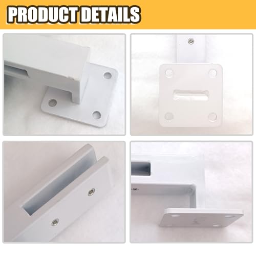 Support de fixation latérale pour verre résistant rouille pour sécuriser balcon
