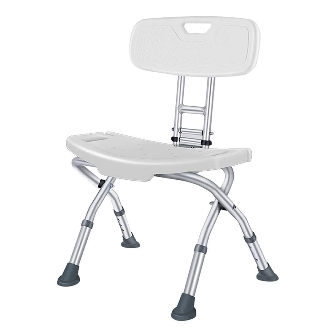 Chaise de douche pliable avec assise ergonomique de sécurité