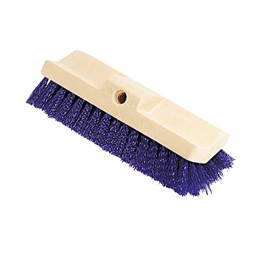 Rubbermaid Commercial Products Synthetic-Fill Wash Brush Head for Broom, 10-Inch,