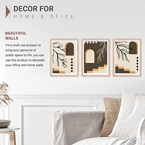 Image of kotart Modern Wall Art Framed Painting for Wall Decoration - Wall Painting for Living Room, Bedroom - Big Size Wall Painting for Wall Decor (Multi, Framed) Set of 3 (Large, Painting 02)