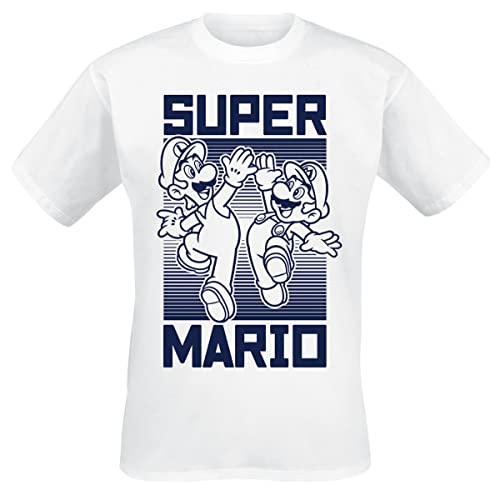 T-shirt Super Mario Nintendo imprimé coton vêtement geek manga mode unisexe