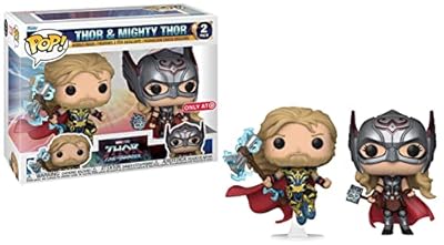 Funko POP Marvel: Love & Thunder - 2 Paquete - Thor y Mighty Thor - Figuras Miniáticas Coleccionables | Ya disponible en tu tienda friki favorita! En mundofriki.es!
