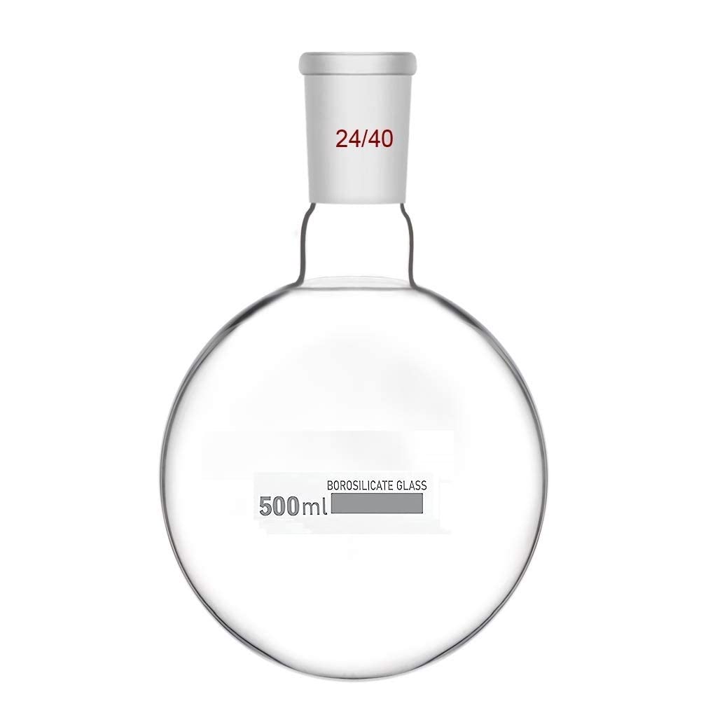 FZN Borosilicate Glass Round Bottom Boiling Flask with Inter Changeable Joint. 500 ML Capacity. Distillation Flask (B0BYF95VNG) Amazon Price History, Amazon Price Tracker