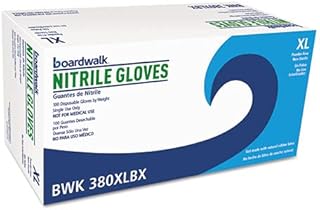 Boardwalk 380XLCT Disposable General-Purpose Nitrile Gloves X-Large Blue 4 mil 1000/Carton