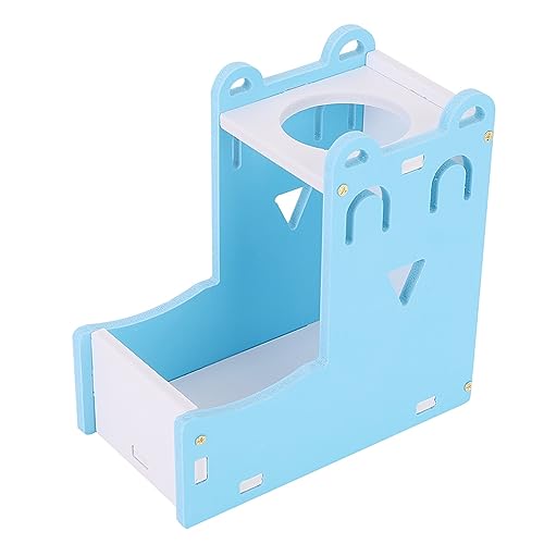 2 in 1 Blue R t H mster utom tic Pet W TER Drinking Bole Food Feeder Fount in Dispenser Holder Pet Dispenser Holder Food Cont iner B se c n Hold Food nd w TER t The s me time