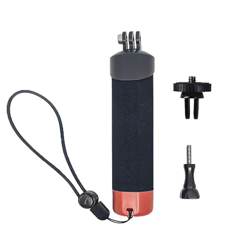 HuaerHui Waterproof Floating Hand Grip for GoPro Hero 13 12 11 10 9 Black, DJI Osmo Action 5 Pro/4/3/2, Akaso, Underwater Diving Stick for Insta360 X4 X3 ONE X2 Compact Camera