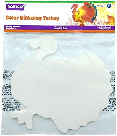 Roylco Color Diffusing Turkeys – Thanksgiving Craft Activity for Kids | Holiday Paper Art Project for Classrooms & Holiday Crafts | Process Art Ideas for Classrooms image 5