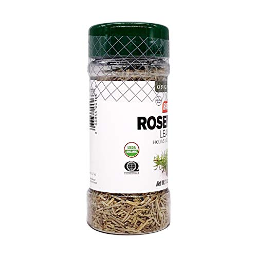 Image of BADIA SPICES Organic Rosemary Leaves, 1 OZ (Pack of 2)