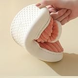 Women's Plush Cloud Slippers,Cozy Fleece-Lined House Shoes with Non-Slip Sole Warm Winter Booties Slippers Women Men for Indoor/Outdoor Use - Image 4