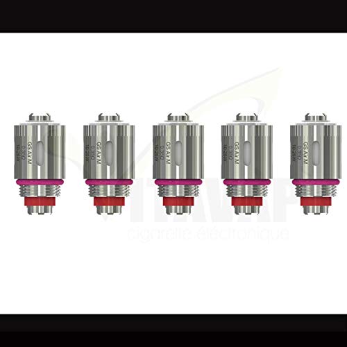 Vitavap' - Lot de 5 résistances GS AIR M en 0,35 Ohm pour Istick AMNIS Eleaf | GS DRIVE Eleaf - GARANTIT ORIGINAL - Sans tabac ni nicotine