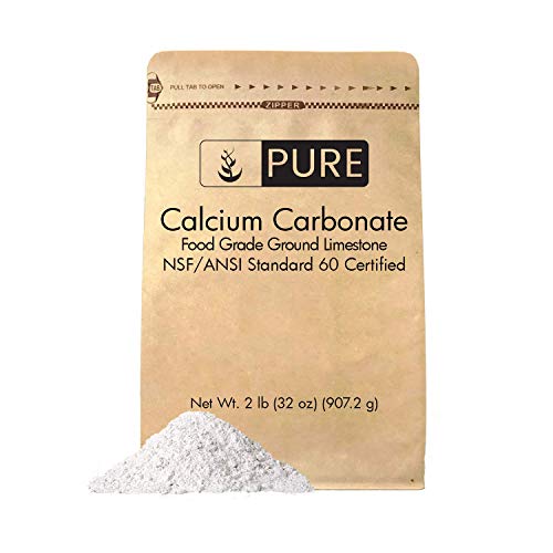 Pure Calcium Carbonate Powder (2 lb) by Pure Organic Ingredients, Multi-Purpose Powder, Dietary