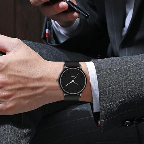Image of Acnos Black Colour Dial with Softest Silicone Multi Colors Strap Analog Wrist Watch for Men Boys