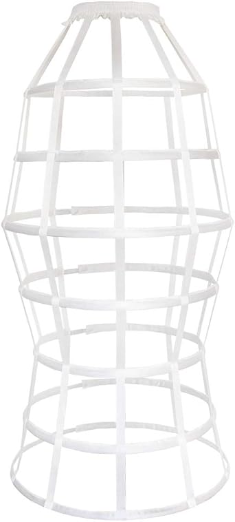 Bustle Cage Hoop Skirt Petticoat Pannier Crinoline | Womens Victorian Dress Cage Hoop Skirt, Costume Hoop Skirt