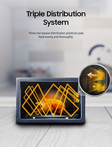 Samsung Ms14K6000As/Aa Ms14K6000 Speed-Cooking-Microwave-Ovens, 1.4 Cu. Ft, Stainless Steel #TOP3