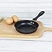 GCDN Antiadherente Sartén, Hierro Fundido Mini Skillet. Mango Largo Huevo Olla Portátil Sartén para Desayuno, Acampada Cocinar para Calentador Eléctrico/Gas/Cerámica/Electromagnética Horno