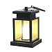 HKYH LED Solar Mission Lantern, Vintage Solar Powered Waterproof Hanging Umbrella Lantern Candle Lights Led with Clamp Beach Umbrella Tree Pavilion Garden Yard Lawn Etc. Lighting & Decoration
