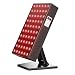 Lámpara de luz roja de 300W, panel de infrarrojos de 660 nm y 850 nm, ajuste de temporizador de 6 niveles, soporte ajustable, promueve la regeneración profunda de la piel y la circulación...