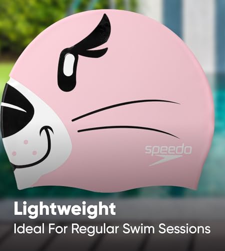 Image of Speedo Unisex Kids Tiger Print Swim Cap for Tots - Boys and Girls