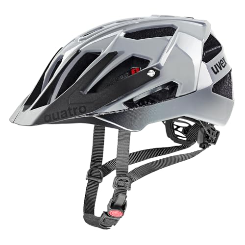 Casco uvex Quatro que evita puntos de presión con su ajuste de talla preciso
