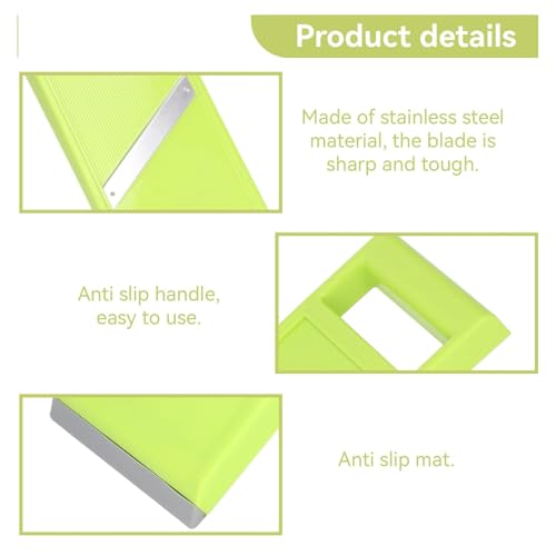 CVNRCLP Manual Vegetable Slicer - Handheld Kitchen Cutter for Potatoes, French Fries, and Vegetable Chips,Cabbage Shredder, - Image 5