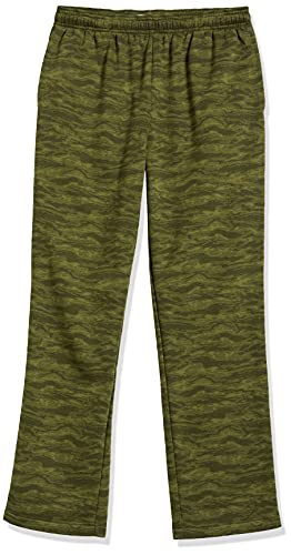 Image of Amazon Essentials Men's Relaxed Straight Leg Fleece Open Bottom Sweatpant (Available in Big & Tall)