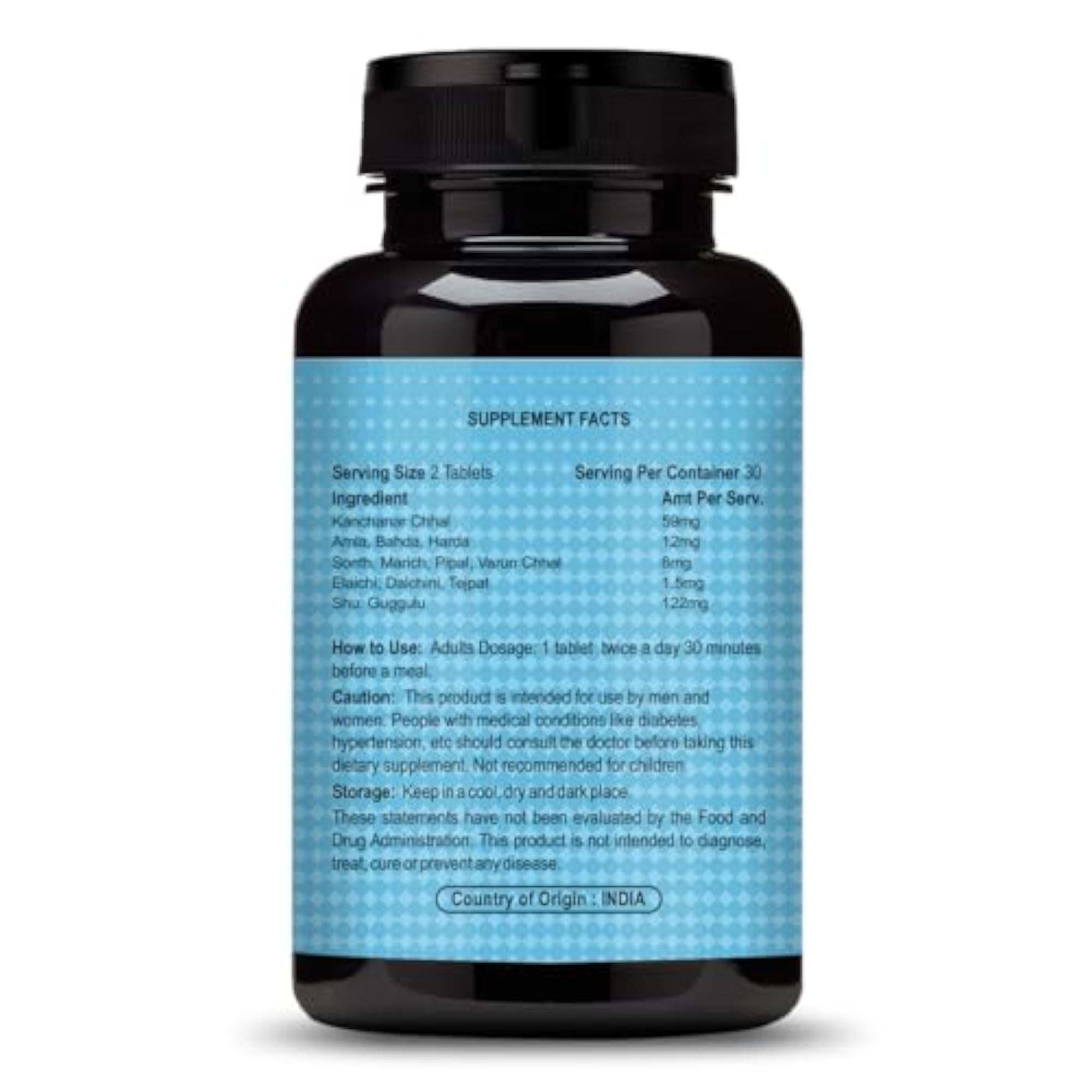 Healthy Nutrition Thyroid Supplement Kanchnar Guggulu, Pack Of 2