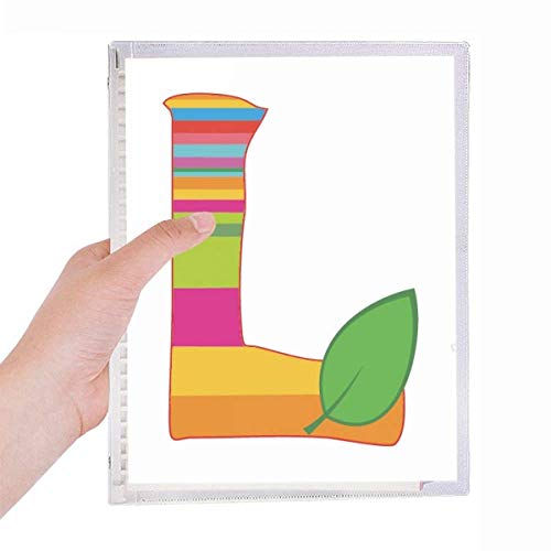 Carnet de notes à spirales L Alphabet motif fruits orange pour ne plus perdre vos idées
