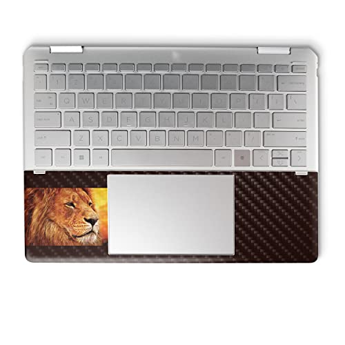 Image of MightySkins Carbon Fiber Skin Compatible with HP Spectre x360 14 inch (2022) Full Wrap Kit - Lion Pride | Protective, Durable Textured Carbon Fiber Finish | Easy to Apply | Made in The USA