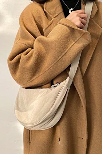 Image of Crossbody Bag Hobo Sling Crescent Bags Women Men Trendy Small Shoulder Bag Purse Dumpling Casual Handbag Adjustable Strap