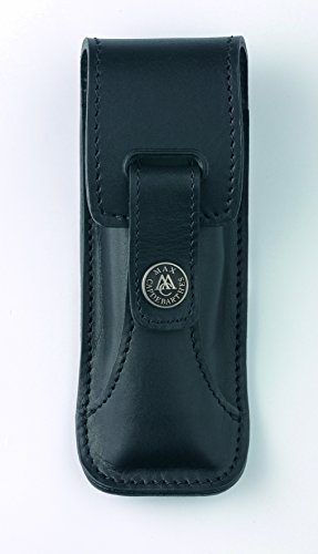Etui De Couteau Cuir Noir Capdebarthes Randonneur Prestige pour Couteaux Forts - Référence : 47313