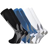 Mevery Kompressionsstrümpfe Frauen Mevery Strümpfe Komfortable Atmungsaktive 3 Paar...