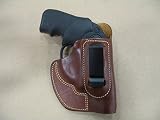 Azula IWB Leather in The Waistband Concealed Carry Holster for Ruger LCR, LCRx 2' Revolver TAN RH