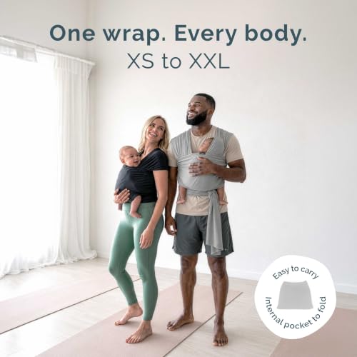 Image of Boba Baby Wrap Carrier Gray Mesh