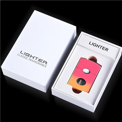 Encendedor dual llama recargable de zinc resistente miniatura 7