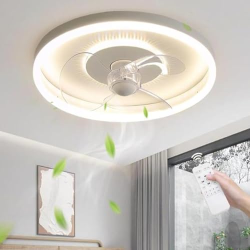 Ventilador de techo moderno LED nórdico de 32W 2