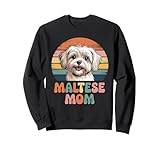 Photo Gallery retro maltese mom felpa Photo Gallery retro maltese mom felpa