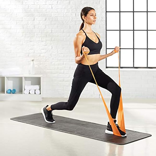 Basics Resistance Bands, Set of 3, Orange/Green/Pink