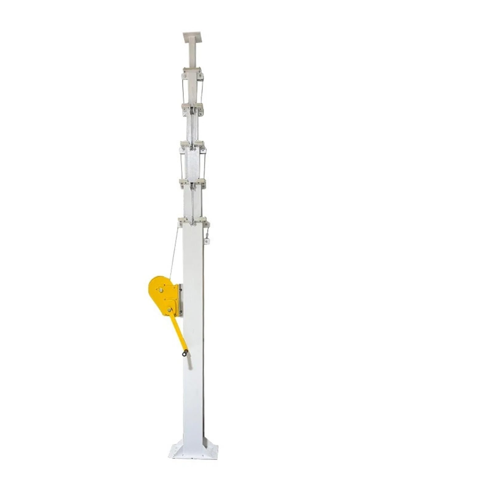 Niufenggeo One Color 3M-9M Section Telescopic Galvanized Electric Winch Hydraulic Light Tower Telescopic Mast