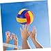 BRIGHTFUFU Soft Volleyball for Beginners Volleyball Trainer Indoor Outdoor Play Machine-Stitched Safe for Boys and Girls Adults