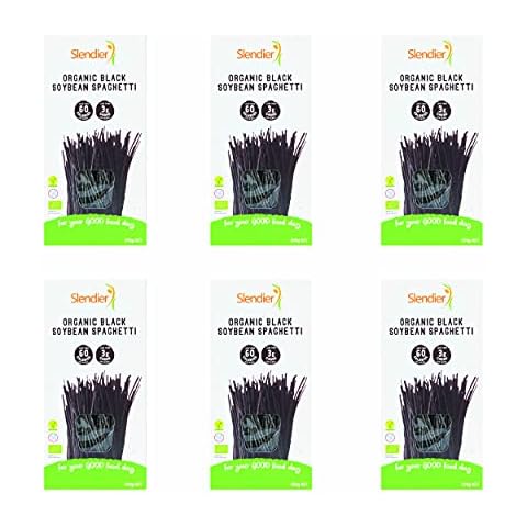 6x Slendier Espagueti de Soja Negra Orgánica Bajo en Carbohidratos y Calorías Cover