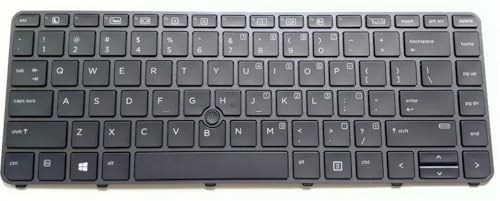 �����p FOR HP Zbook 14u G4 �i�u���b�N�j �݊����̂�������L�[�{�[�h