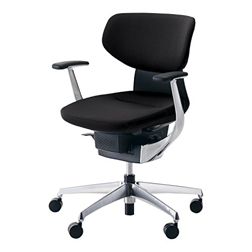 コクヨ イング イス ブラック クッションタイプ デスクチェア 事務椅子 座面が360°動く椅子 CR-GA3241E6G4B6-VN 【ラクラク納品サービス】