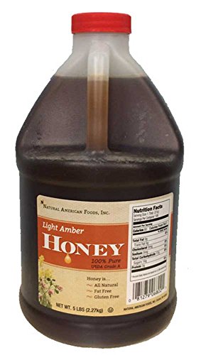 Miel Wildflower Natural American Foods 5 libras x6