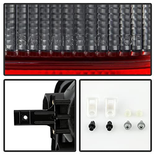 Acanii - For 2000-2004 Nissan Frontier Sc Xe Se Truck Tail Lights Rear Brake Lamps Left+Right #TOP5