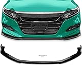 SCITOO Front Lip Spoiler Fits for 2018-2020 for Honda Accord Sedan Glossy Black Front Bumper Lip