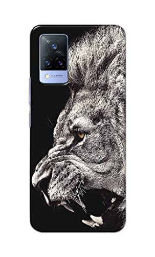 Image of Roaring Lion Hard Back Case Cover for Vivo V21 (5G) Back Cover -(J5) VNS2225