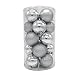 Shorven Shatterproof Tree Decoration Ball Christmas Ornament 20 Pcs 2 Inch Silver