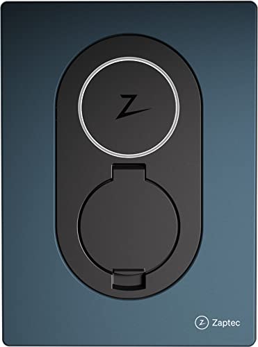 Zaptec Go UK 7kW – Smart Electric Car Charger | Works with any EV | 5 Year Guarantee | Award Winning Design | Type 2 socket with Cable Lock | 7kW single phase | WiFi | PME Detection | Midnight Blue